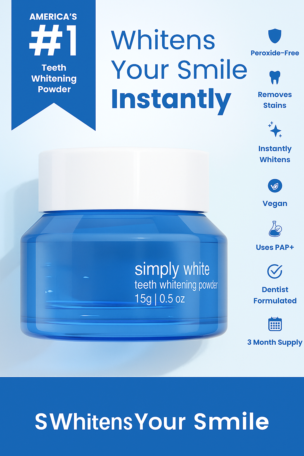 Whitening Toothpowder Stain Removal
